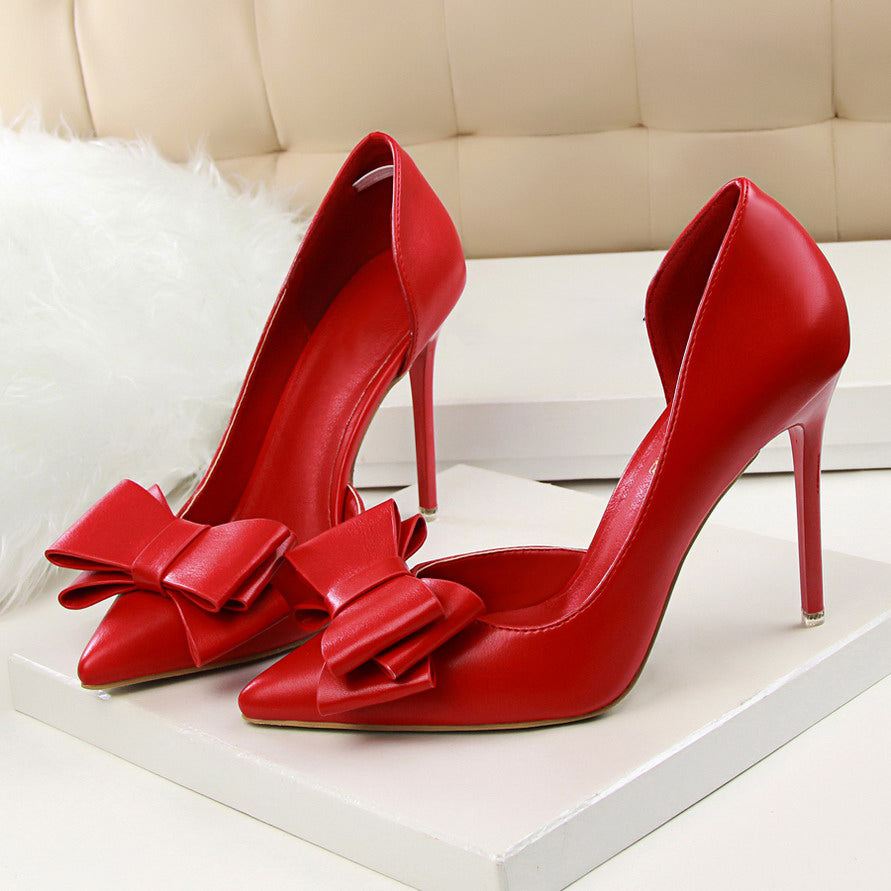 Weigela Bow-knot Pumps