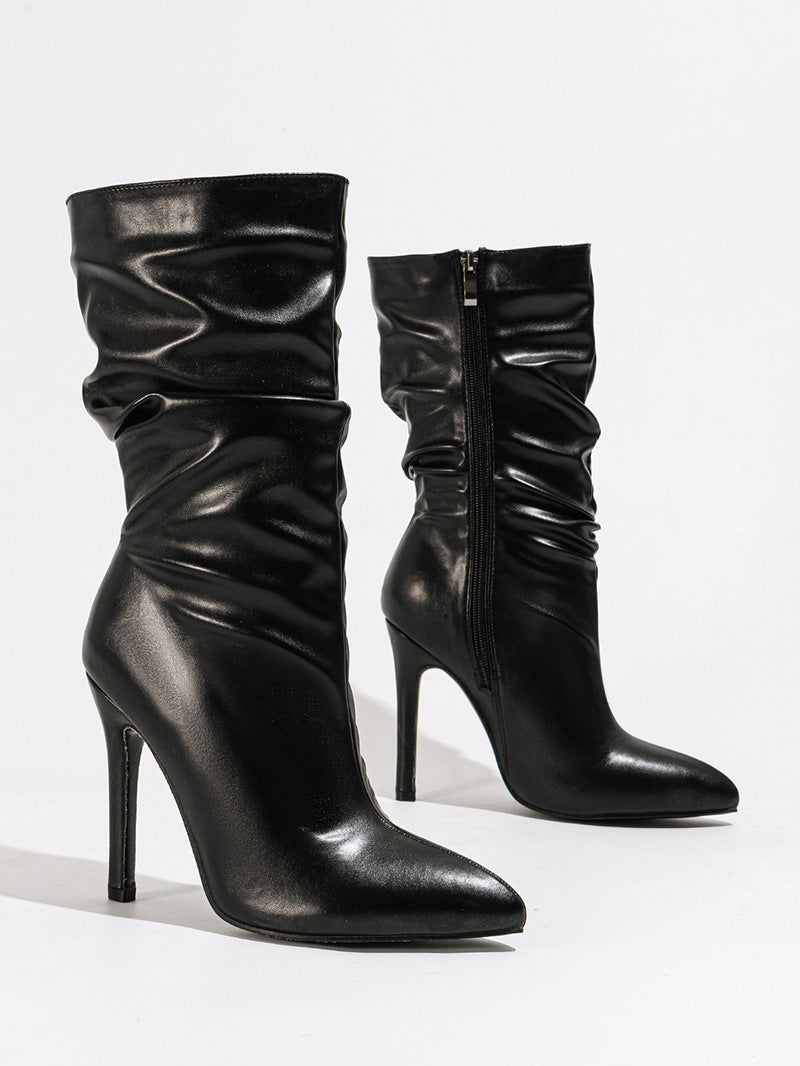 Bottines plissées Solidago