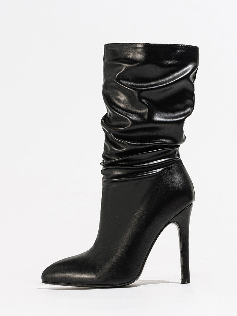 Bottines plissées Solidago