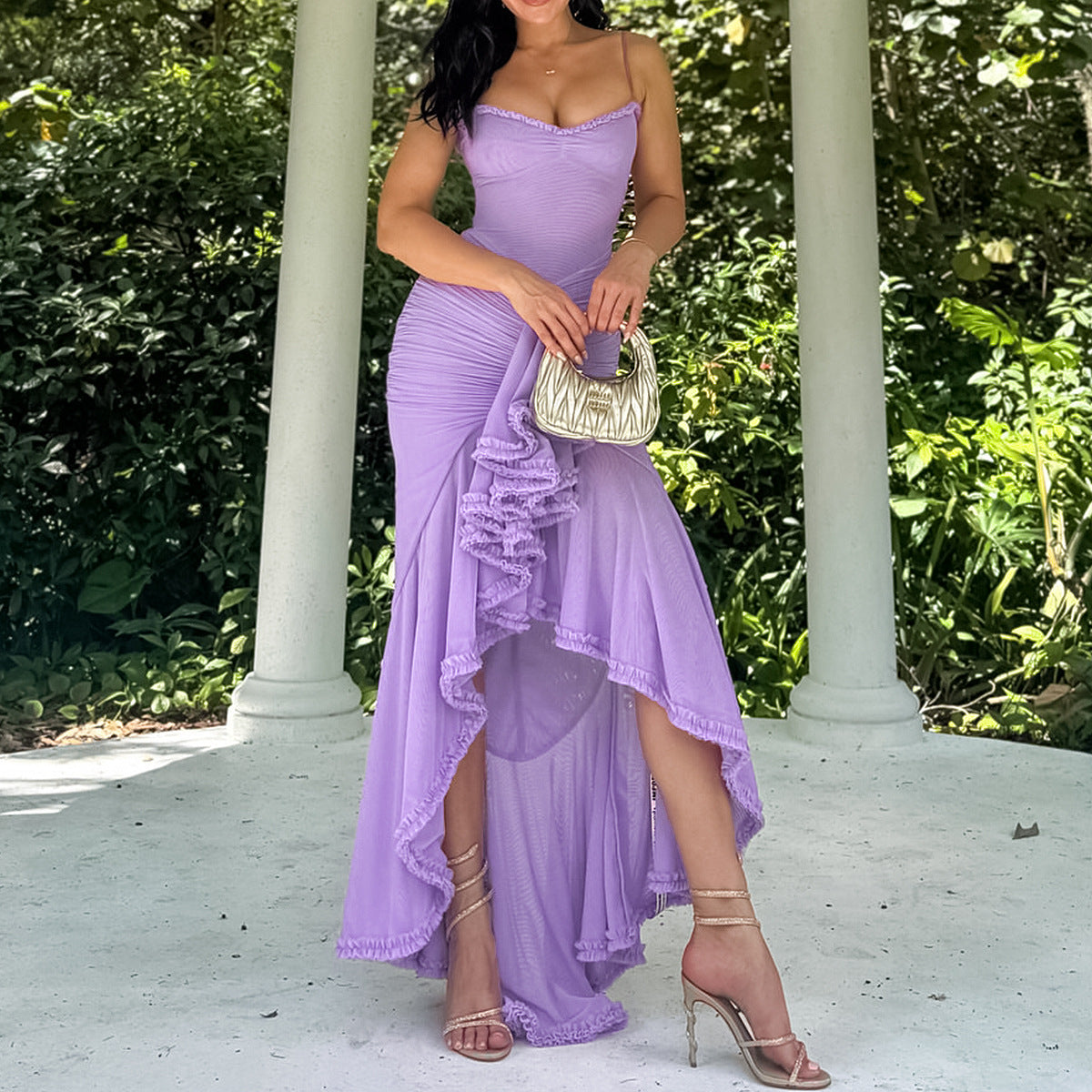 Ella Ruched Cami Bodycon Dress