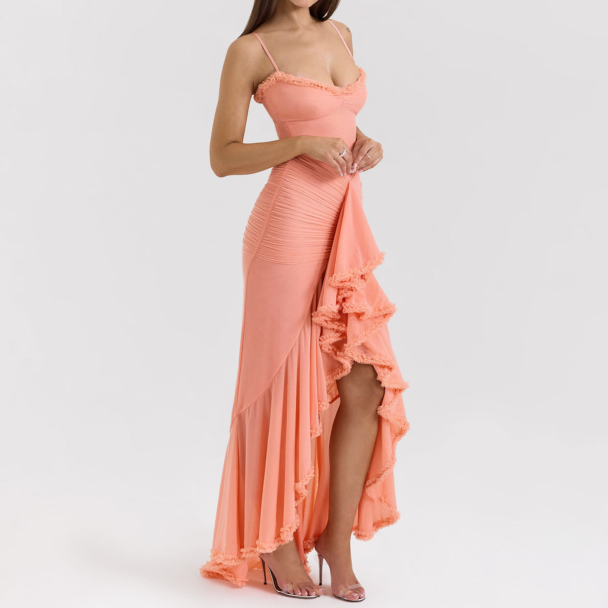 Ella Ruched Cami Bodycon Dress