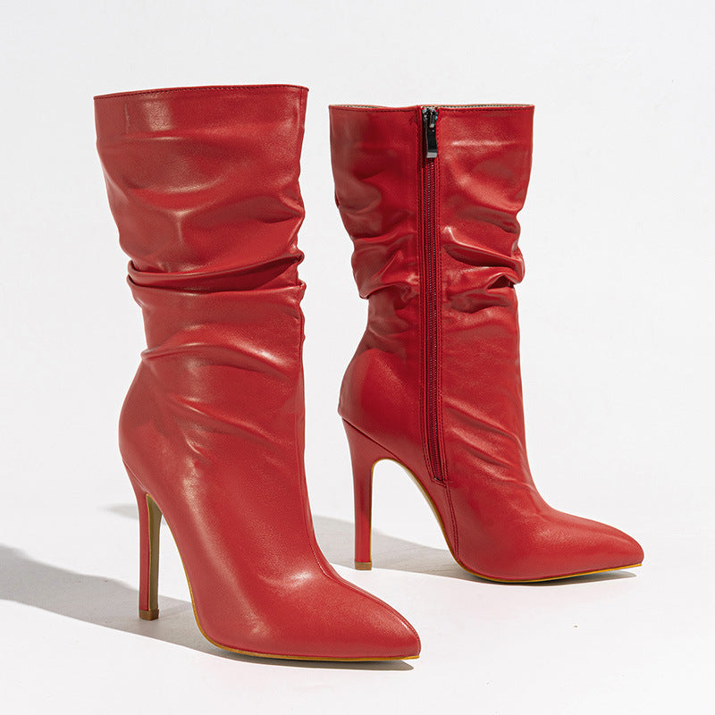 Bottines plissées Solidago
