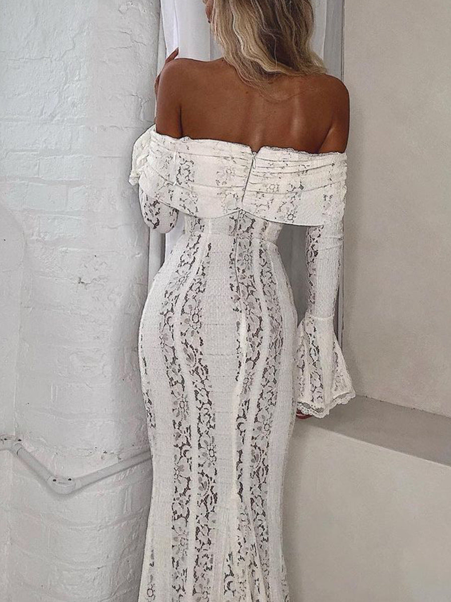 Clara Off Shoulder Lace Dress
