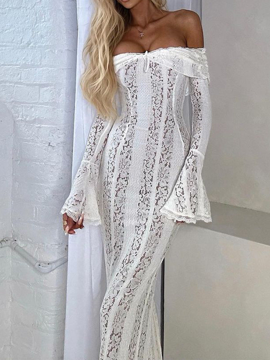 Clara Off Shoulder Lace Dress