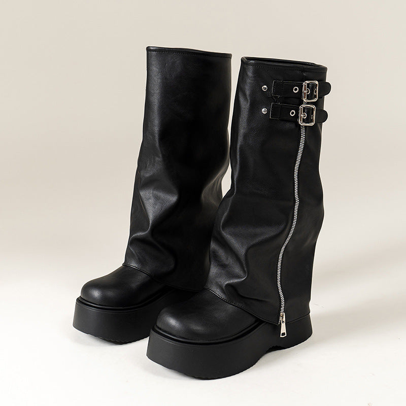 Bottes à plateforme Pansy