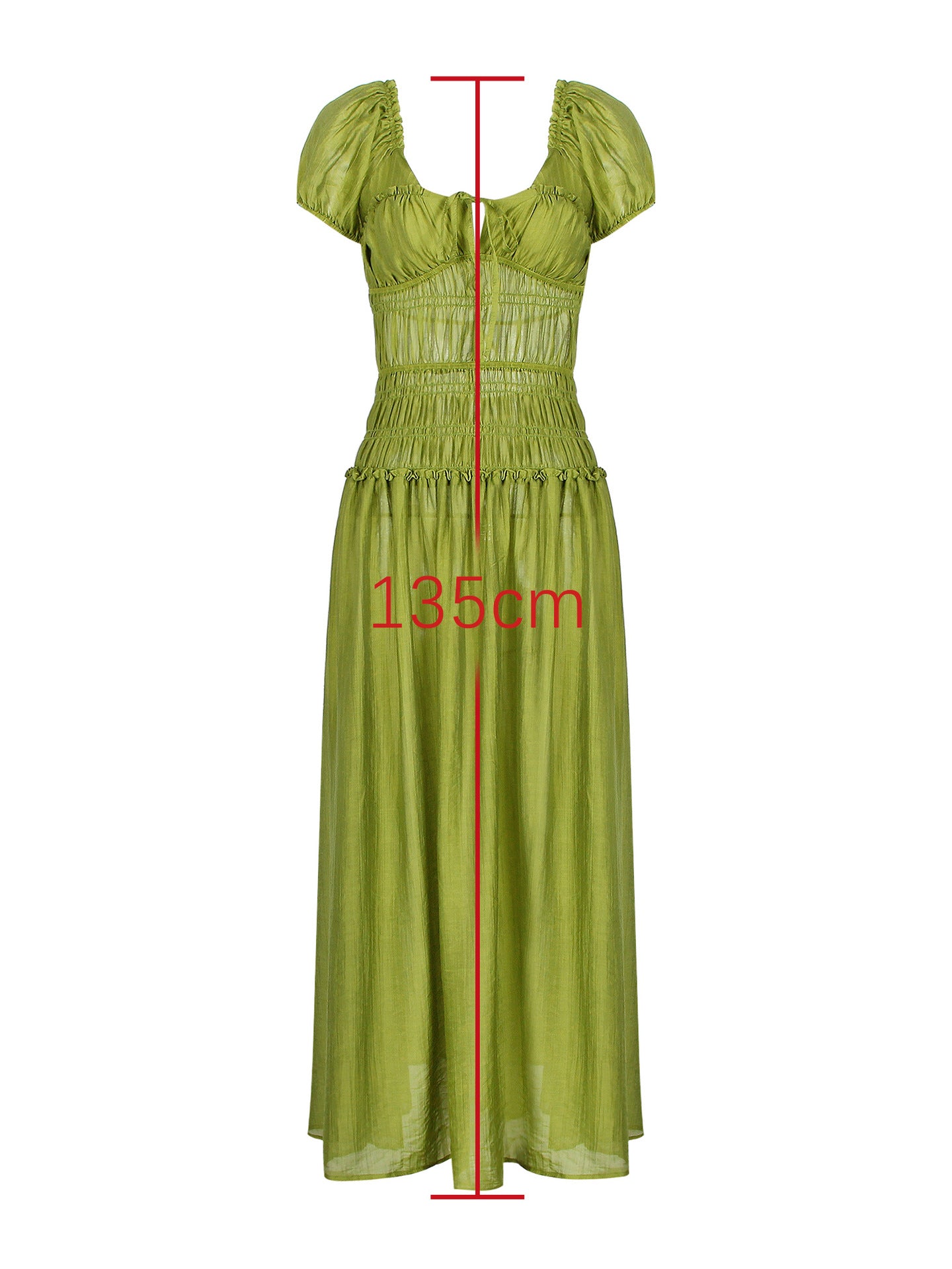Mila Puff Sleeve Beach Dress