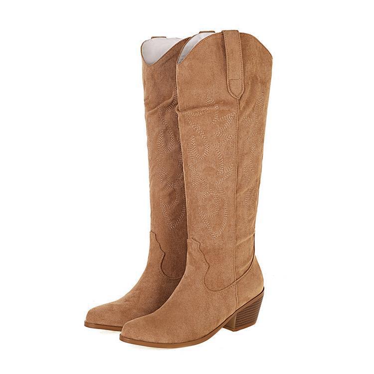 Begonia Knee-high Western Boots