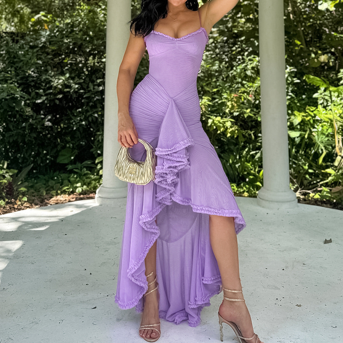Ella Ruched Cami Bodycon Dress