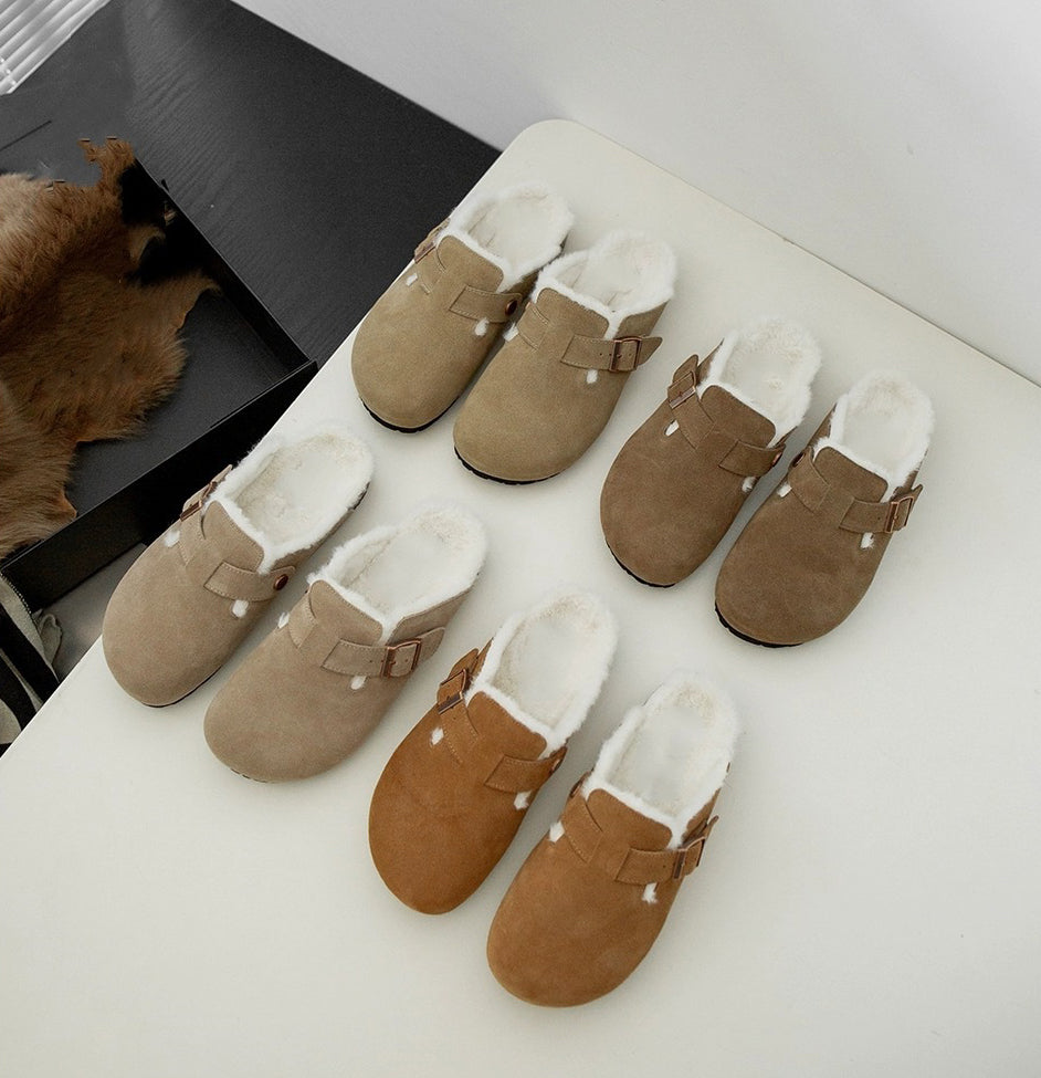 Ballerines à enfiler doublées de fourrure Jaborosa