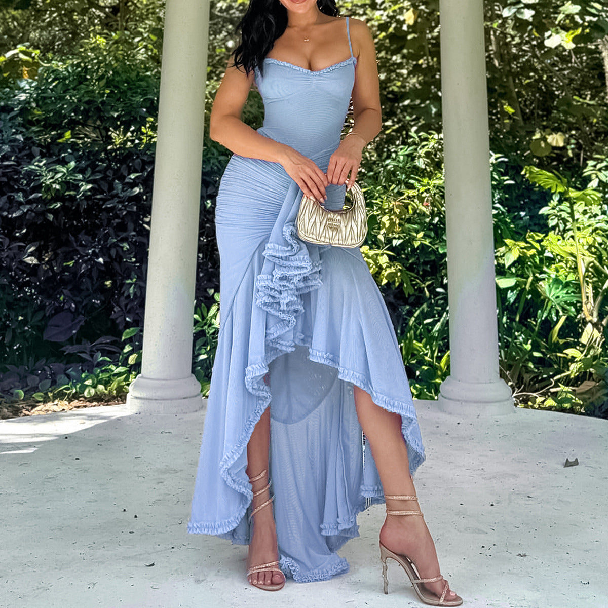 Ella Ruched Cami Bodycon Dress