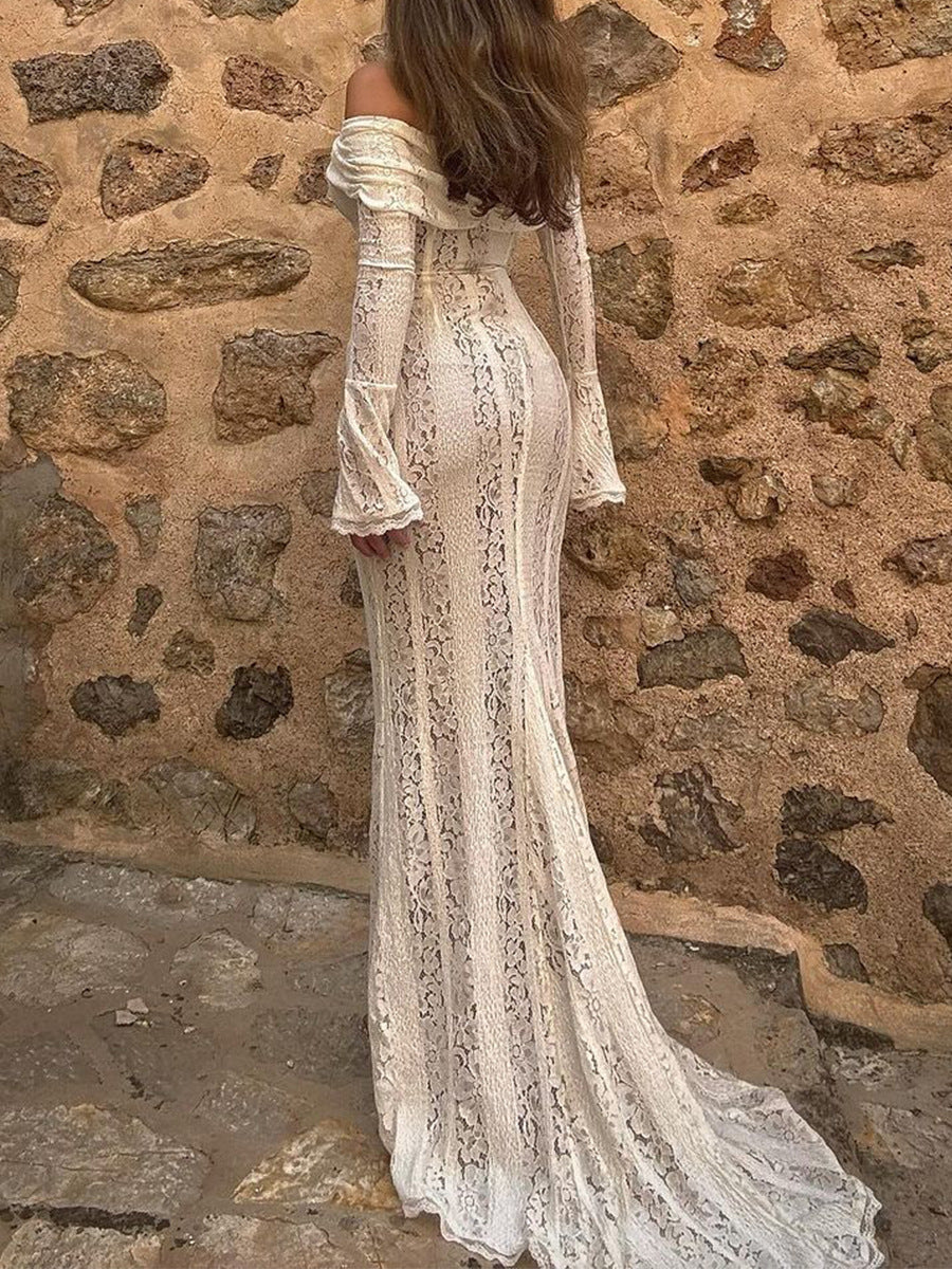 Clara Off Shoulder Lace Dress