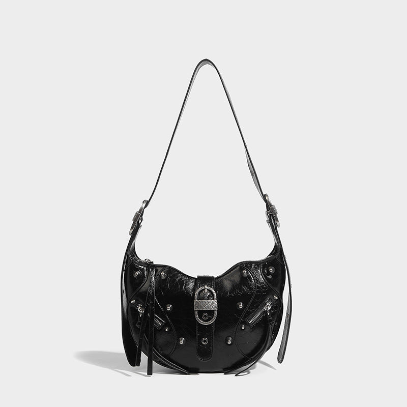 Delilah Lederhandtasche mit Schnalle