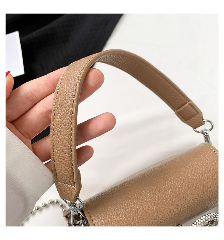 Mini sac à chaîne Aurora avec nœud en strass