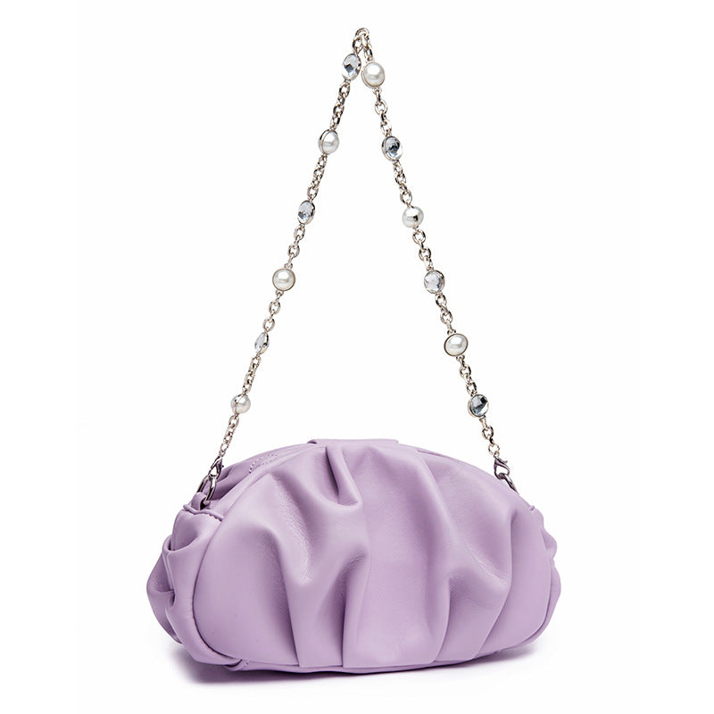 Sac bandoulière froncé Willow Chain Cloud