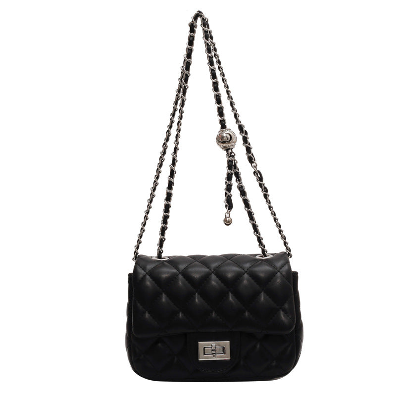Sophia Rhombus Chain Shoulder Umhängetasche