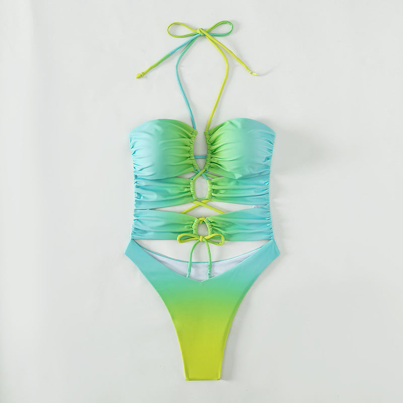 Aaliyah Tie Up One Piece Swimsuit
