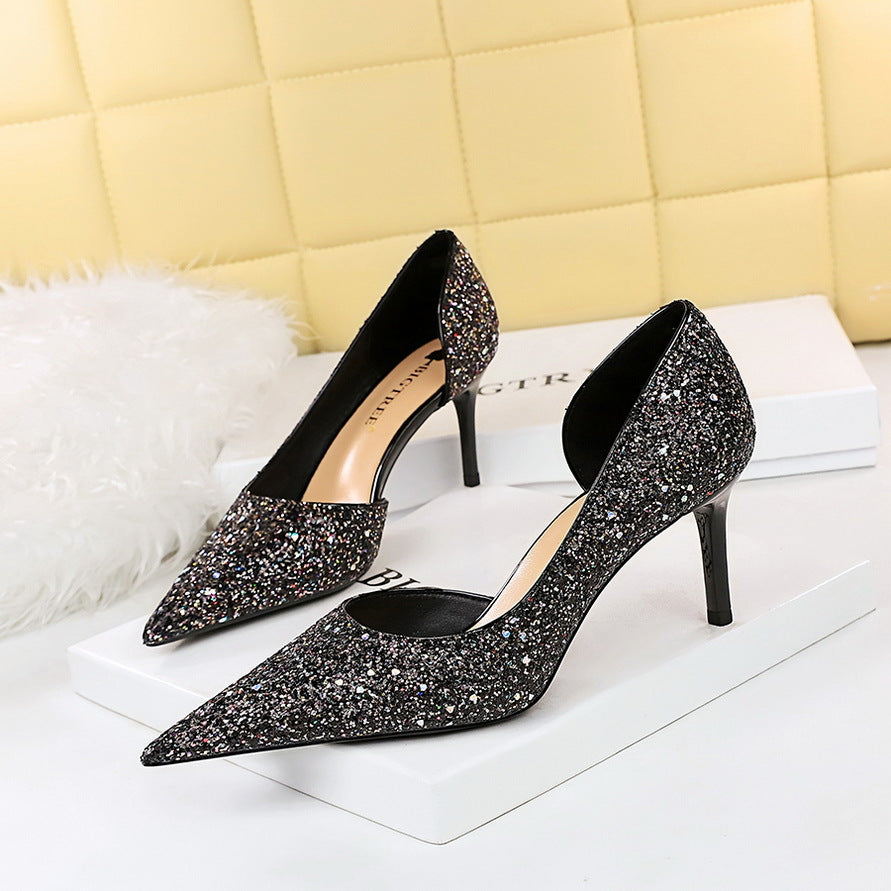 Escarpins à paillettes Pansy