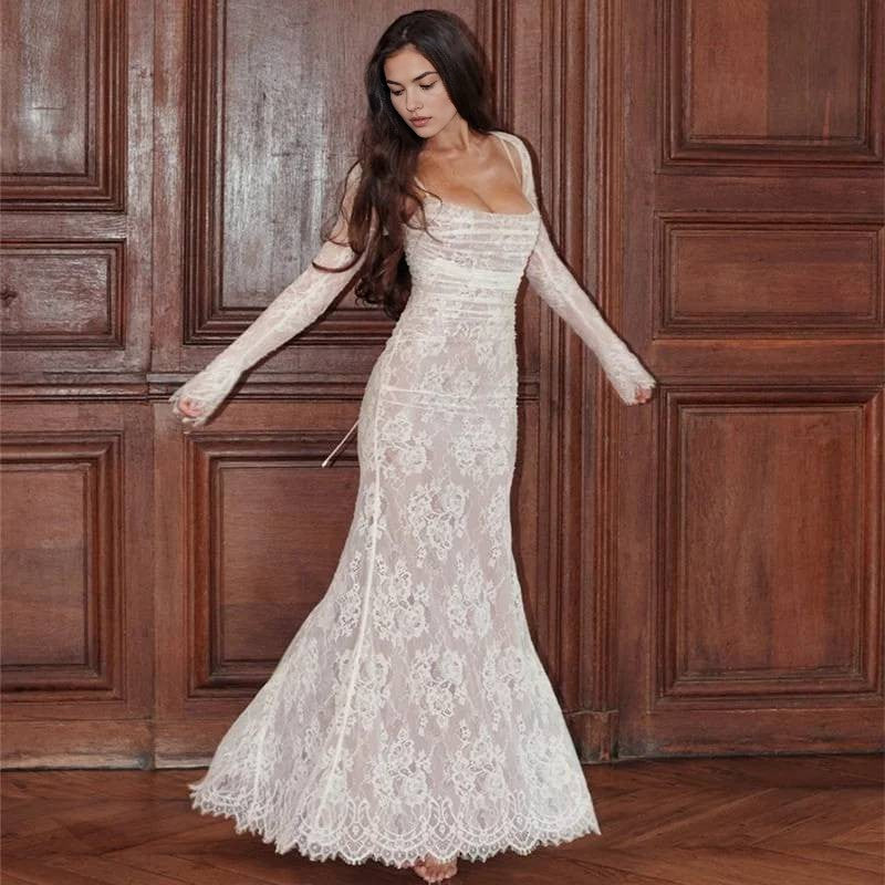 Sophia Mermaid Lace Dress