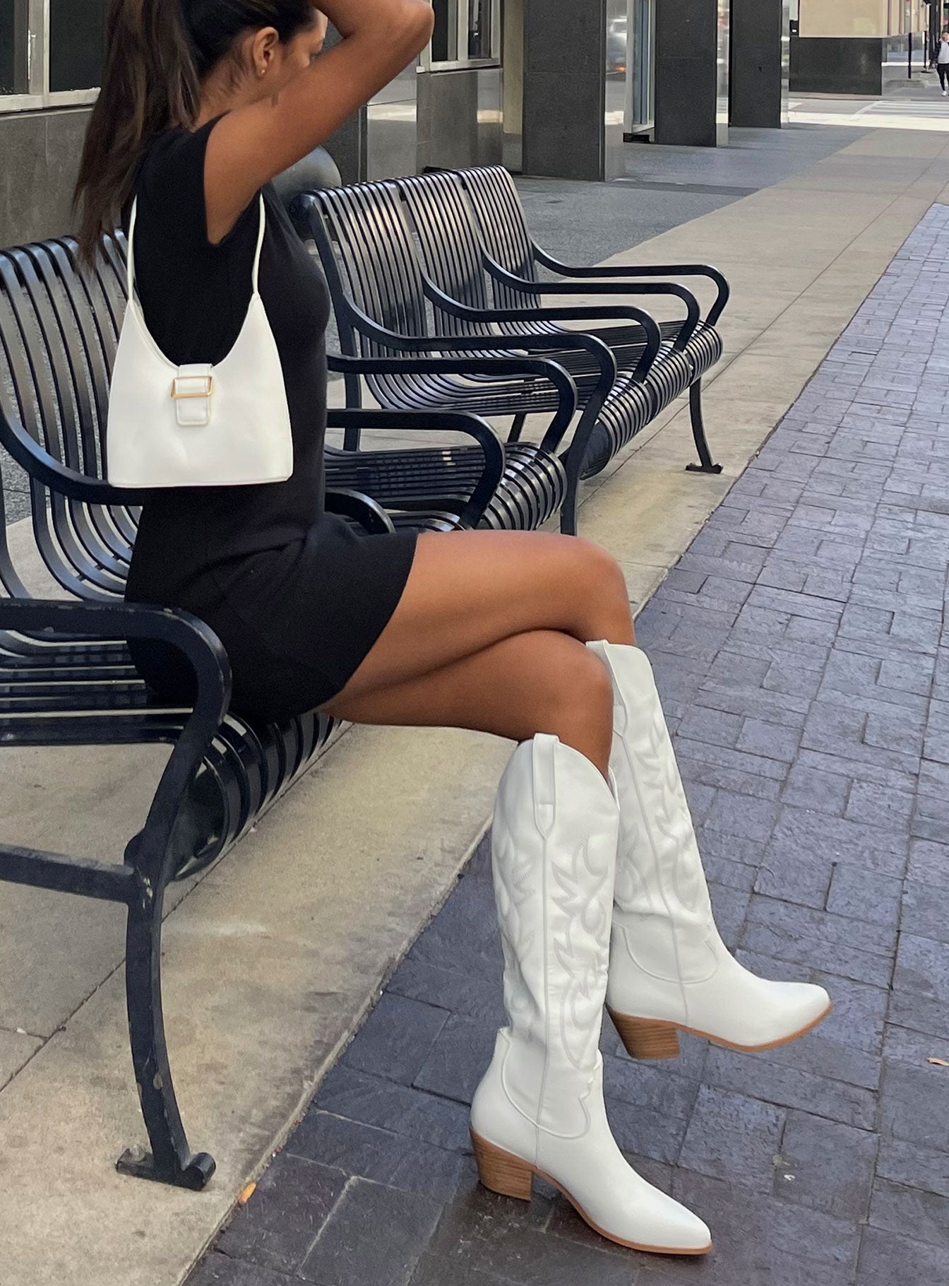 Begonia Knee-high Western Boots