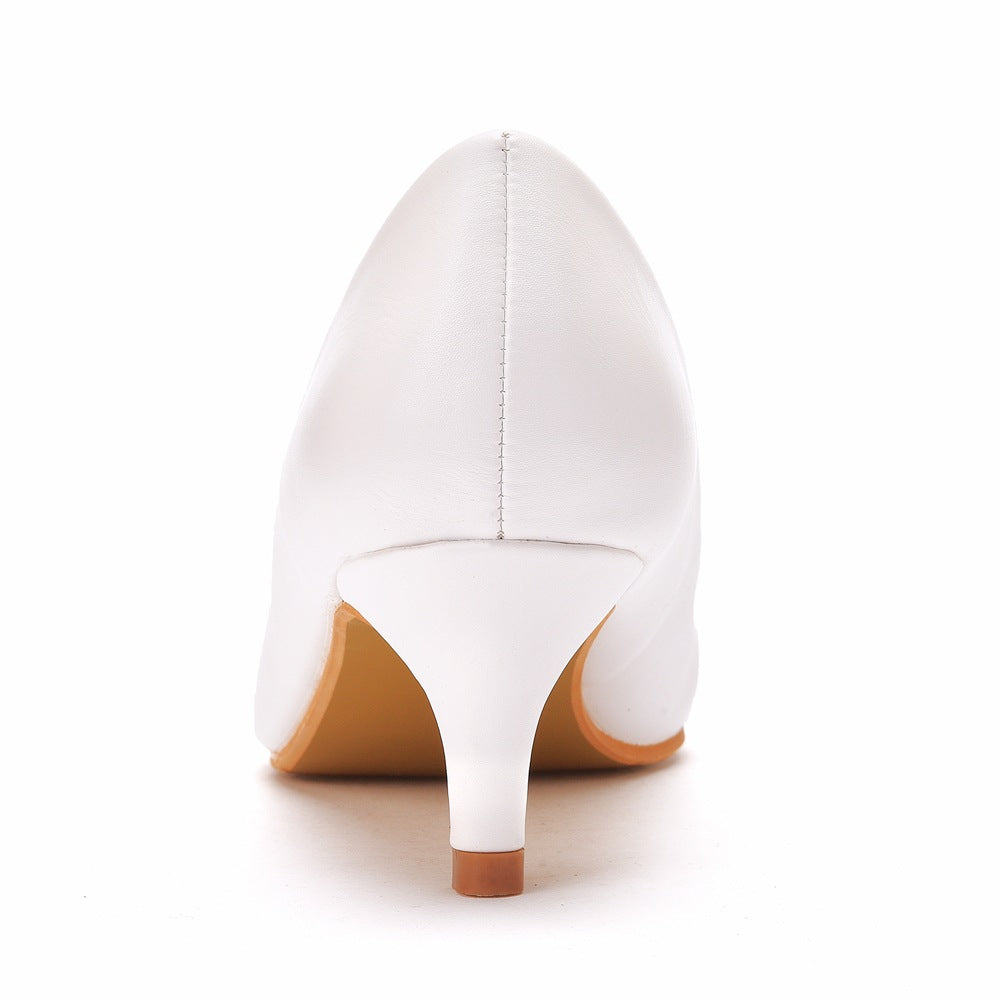 Crystal Bow-knot Wedding Shoes