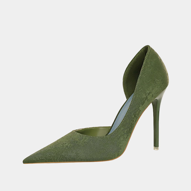 Escarpins en cuir lilas