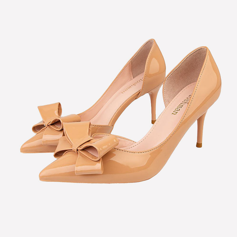 Pansy Bow-embellished Pumps