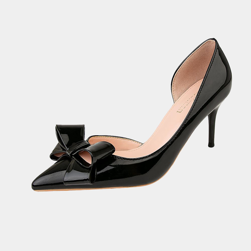 Pansy Bow-embellished Pumps