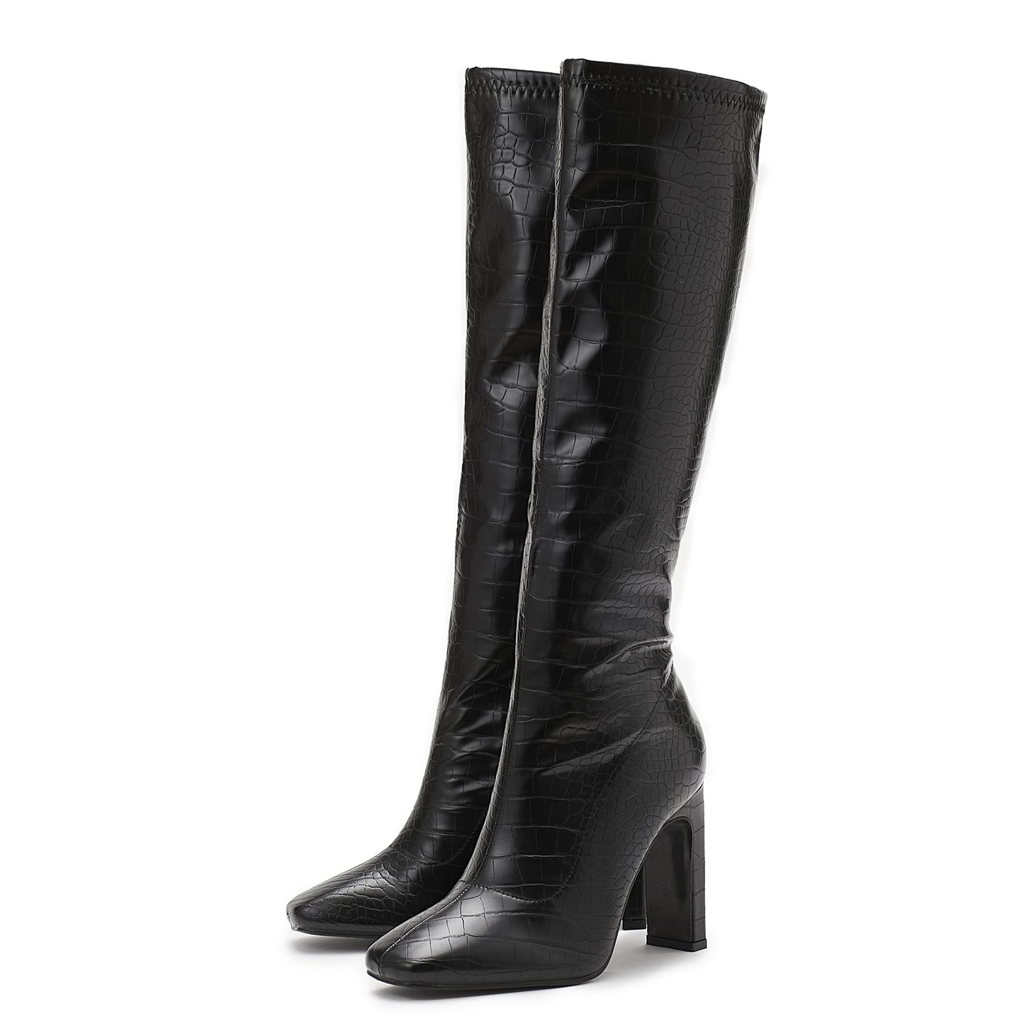 Wastaria Croc-effect Boots