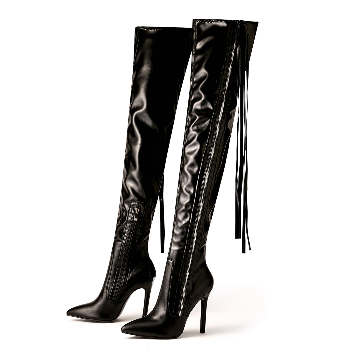 Wastaria Overknee-Stiefel mit Quaste