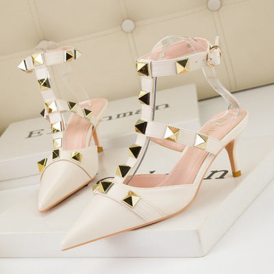 Begonia Roman Studs Pumps