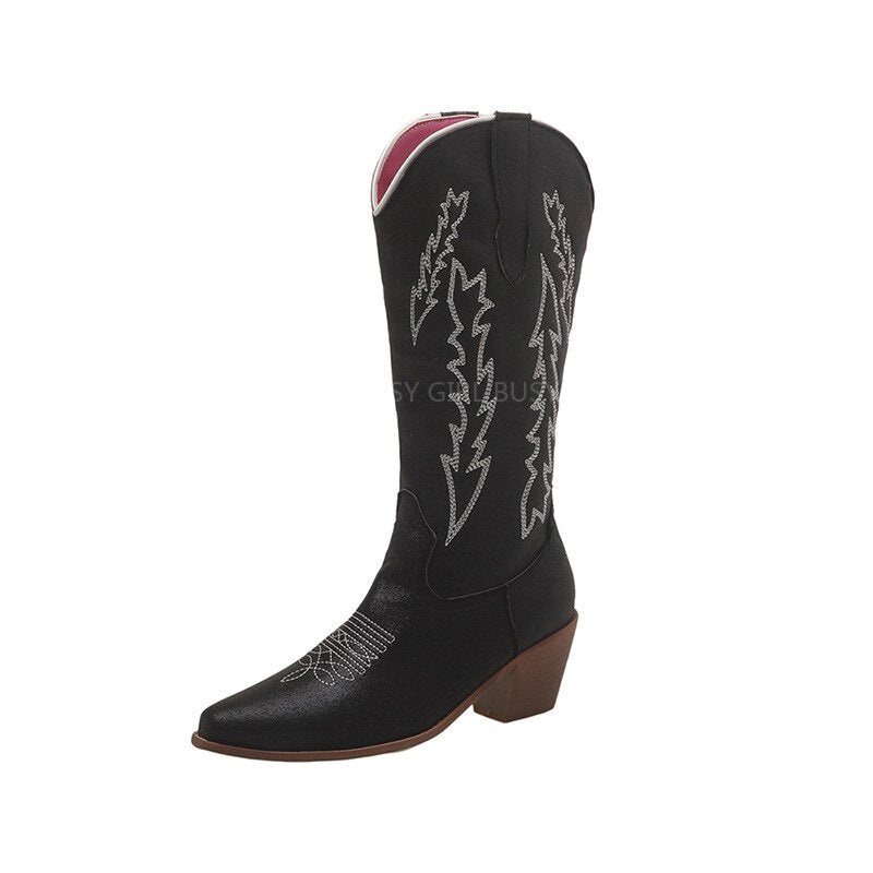 Begonia Iridescent Cowboy Boots