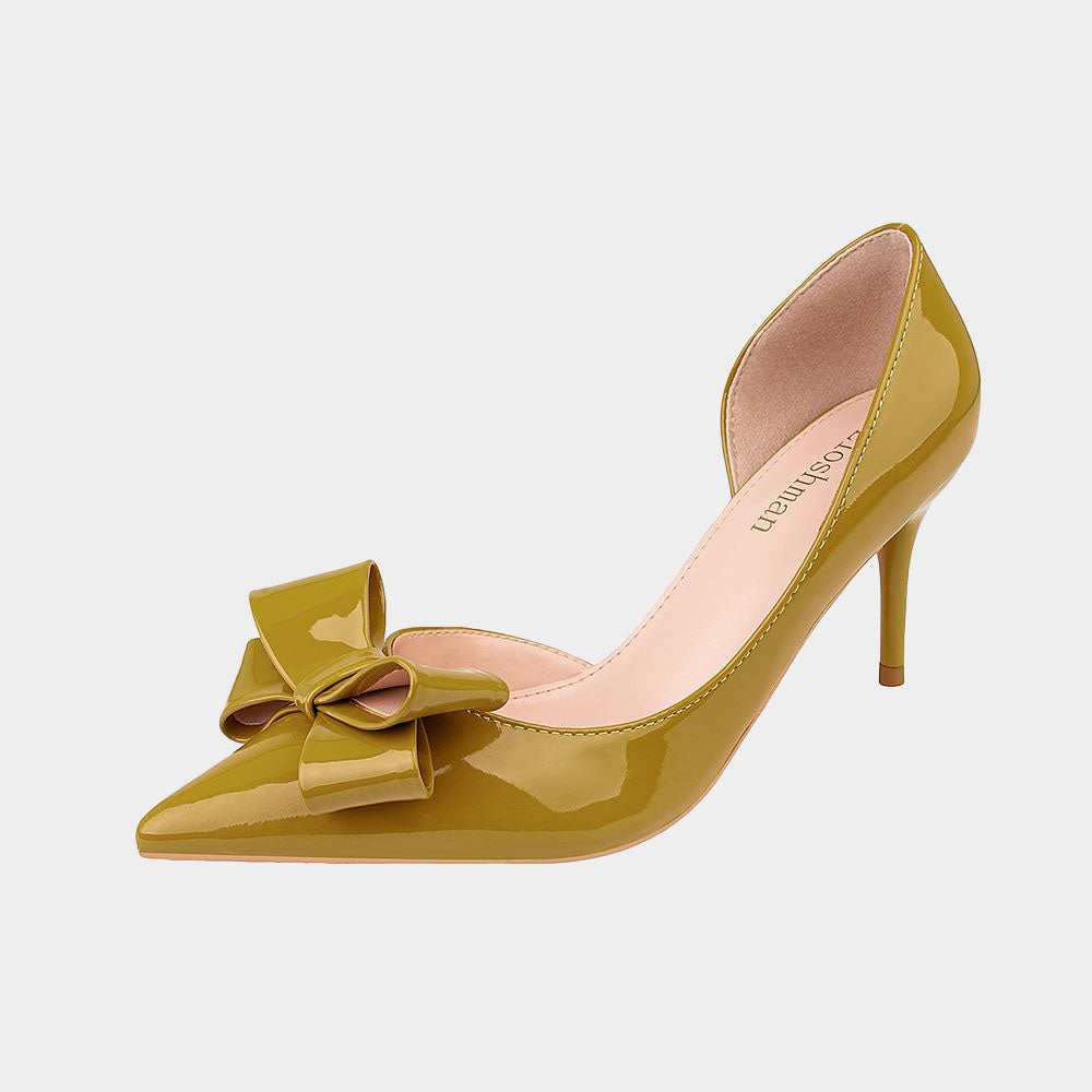 Pansy Bow-embellished Pumps