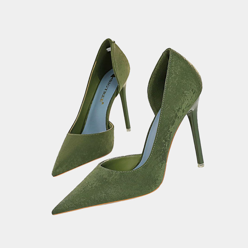 Escarpins en cuir lilas