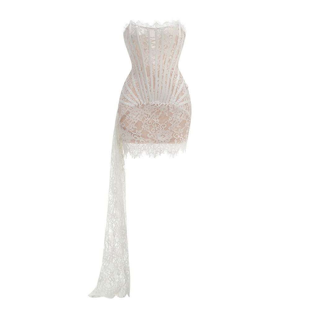 Aria Lace Corset Mini Dress