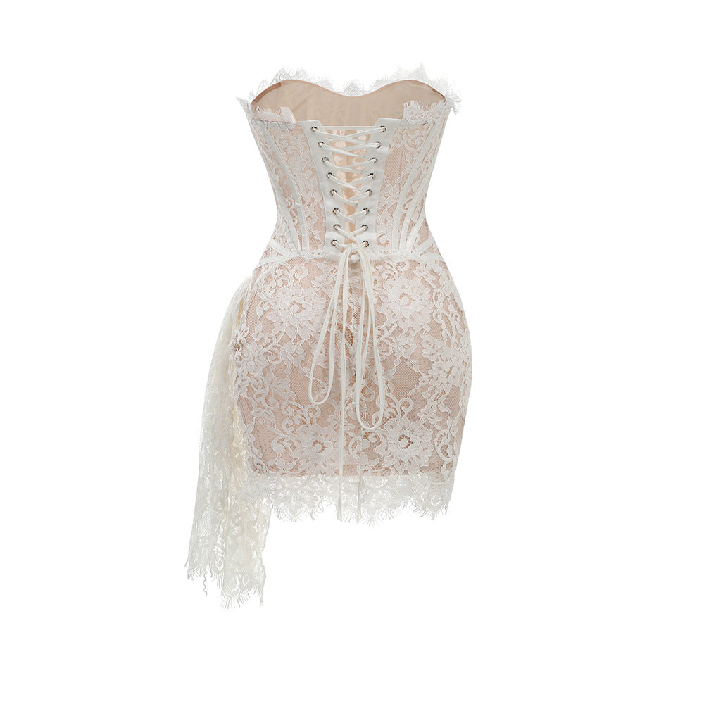 Aria Lace Corset Mini Dress