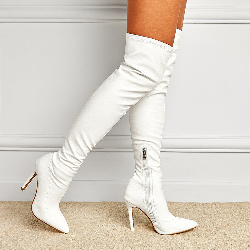 Erica Chunky Over-the-knee Boots