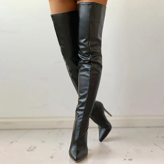 Heather Stylish Over-Knee Boots