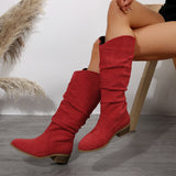 Primula Solid Color Knee-Hight Boots