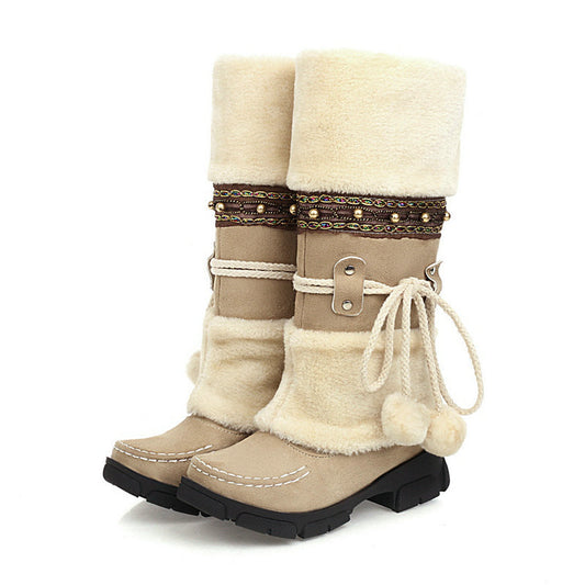 Pansy Furry Mid-Calf Boots