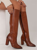 Coneflower Stylish Knee-high Boots