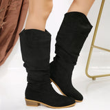 Primula Solid Color Knee-Hight Boots