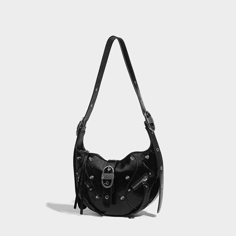 Delilah Buckle Leather Handbag