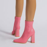 Viola Chunky Heel Boots