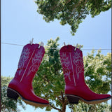 Diascia Embroidered Cowboy Boots