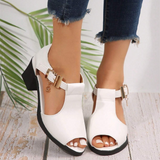 Nerine Ankle Buckle Sandals