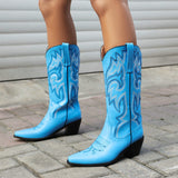 Scilla Embroidery Cowboy Boots