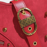 Madelyn Studs Suede Handbag