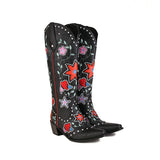 Matthiola Studded Western Cowboy Boots