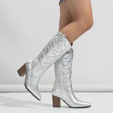 Windflower Chunky Cowboy Boots