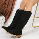 Primula Solid Color Knee-Hight Boots